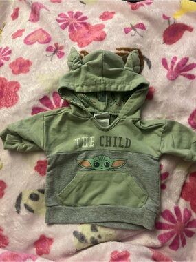 Star Wars Green & Gray 'The Child' Hoodie with Ears